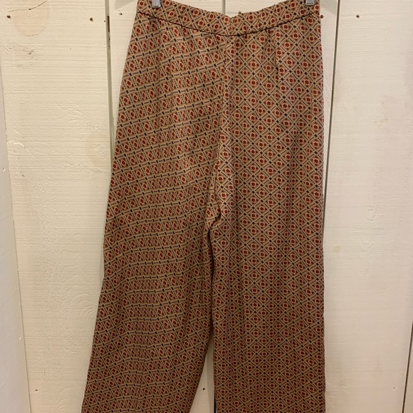 Zara Satin printed pant - Picture 4 of 4